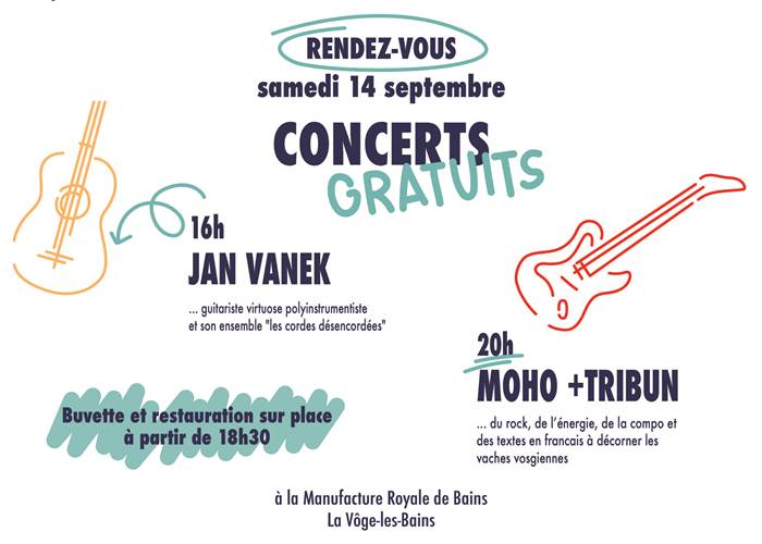 Concerts à la Manufacture Royale de Bains