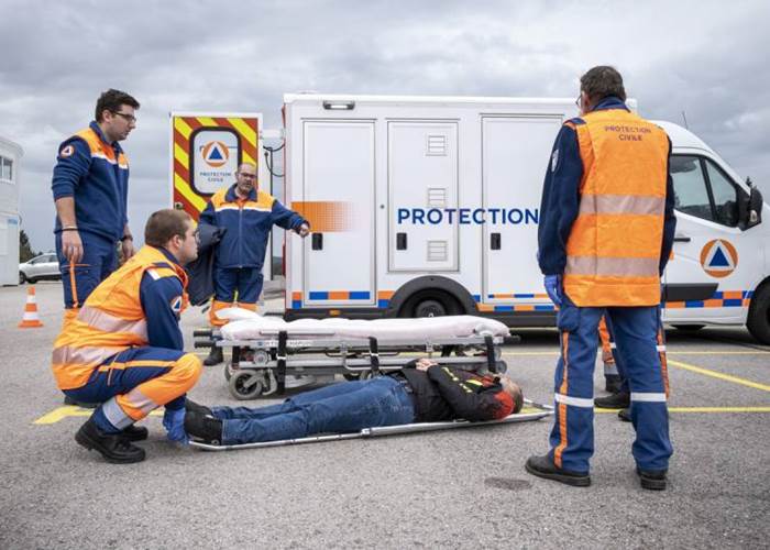 Les équipes de la Protection Civile des Vosges
