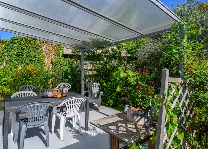 Terrasse sur jardin