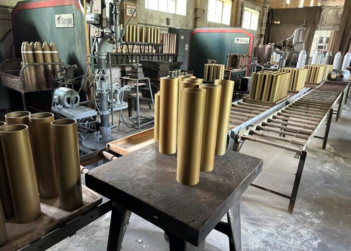 La Halle au charbon transformée en usine de fabrication d'obus