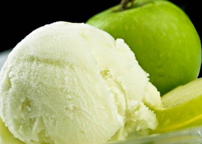 Le sorbet pommes au calvados