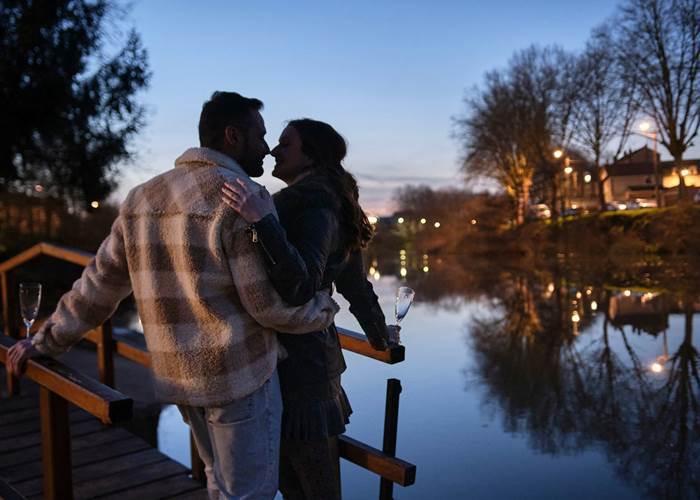 Soirée romantique en Champagne