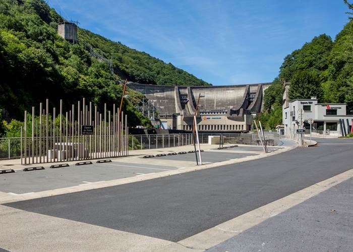 Parking visiteur de l'espace Odyssélec