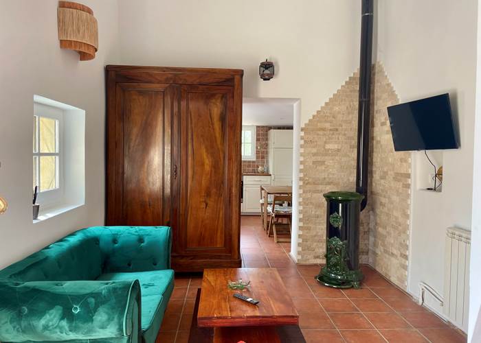Gîte valentin son espace salon