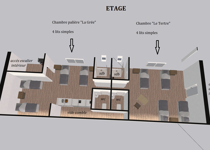 plan etage