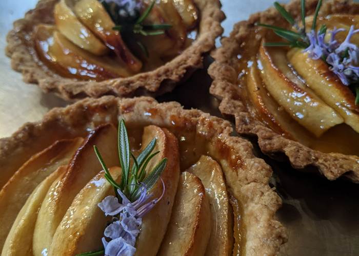 Tartelettes pomme/romarin