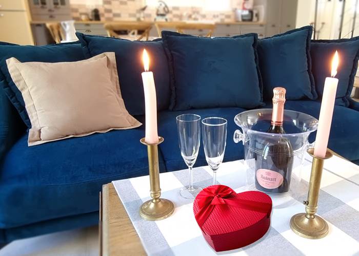 Saint Valentin au Domaine des Cyclamens - des bulles champagne et spa