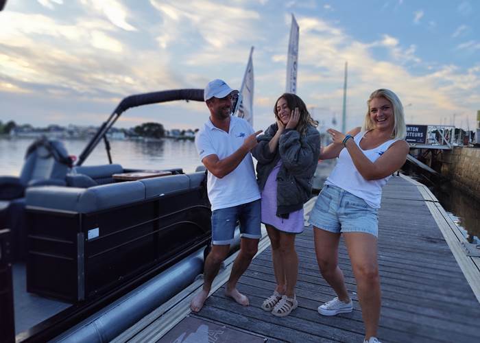 Antoine et Sandra avec Luiza