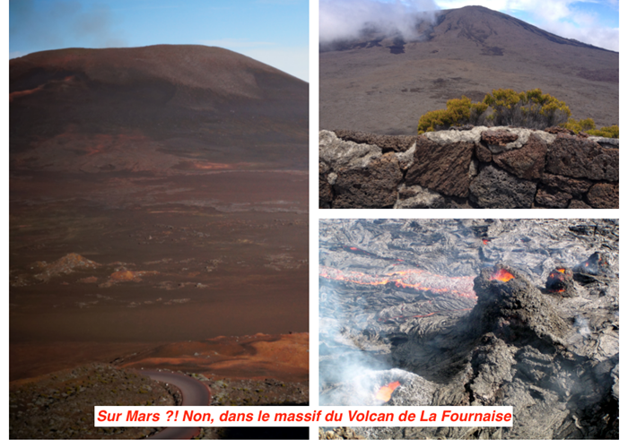 Volcan, lave et plaine des sables