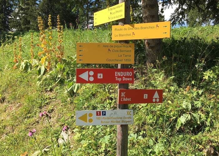 sentiers randonnée et sentiers vélo