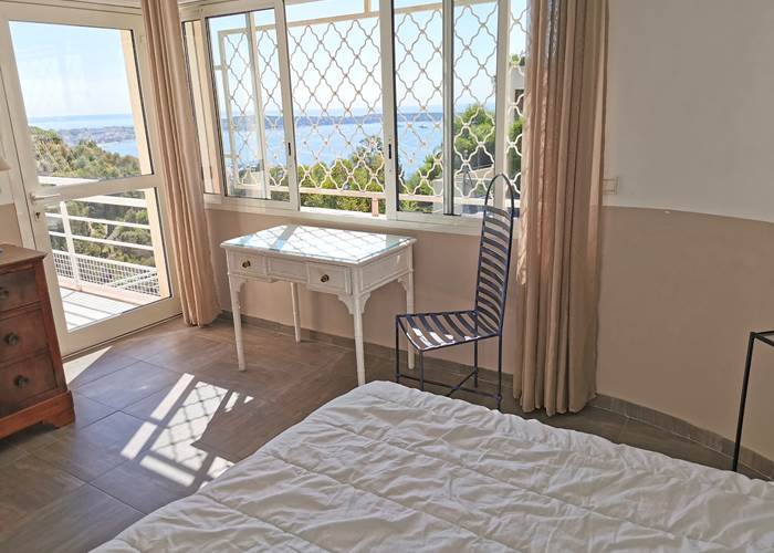 Chambre double avec vue mer à Cannes