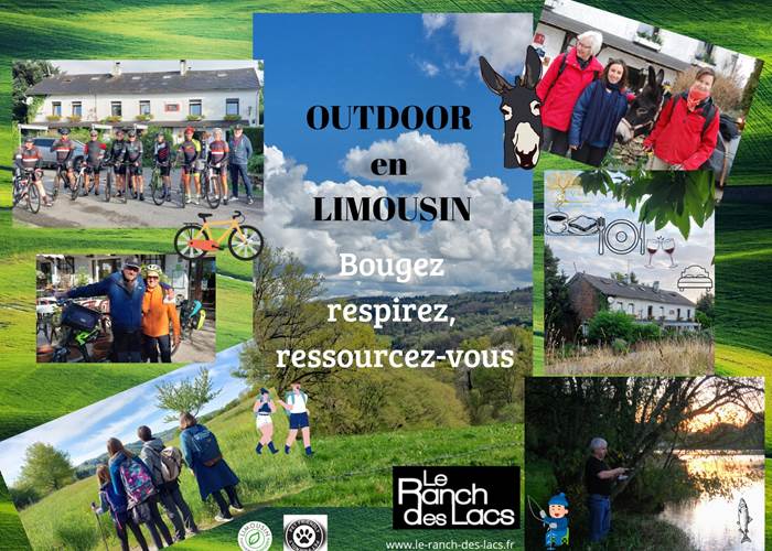 OUTDOOR en Limousin Le Ranch des Lacs Augne