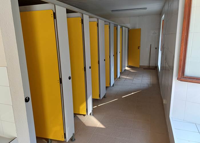 Les sanitaires du camping