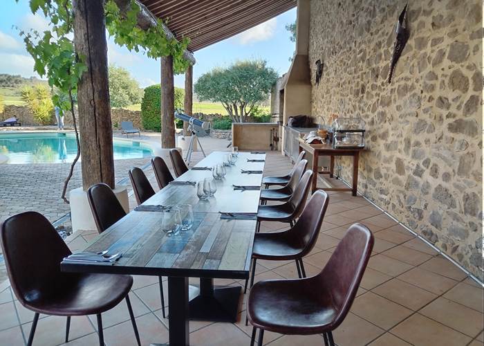 Table petit - déjeuner "Le Coq du Nord -Mailhac '