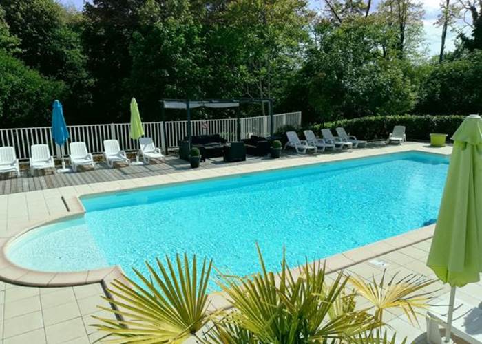 La piscine des Chalets d'Argentouleau