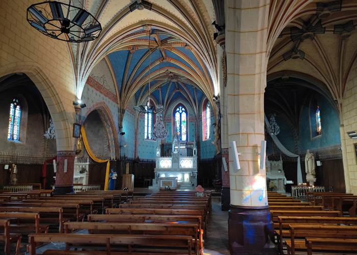 L'église de Sainte-Croix à Oloron Sainte-Marie dans le Béarn