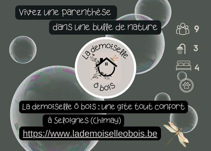 gîte nature et confort- La demoiselle ô bois