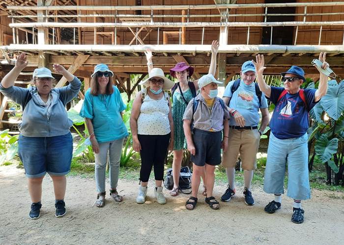 Un groupe à Handgit