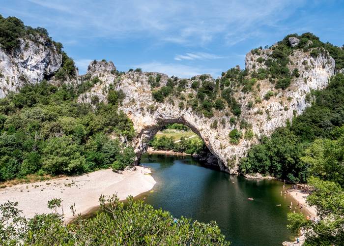 pont arc canoe kayak ardèche