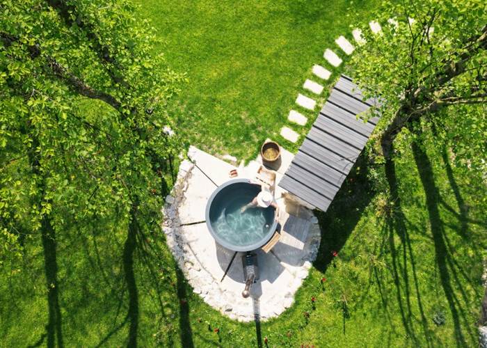 bain nordique gîte Ain proche Genève Annecy