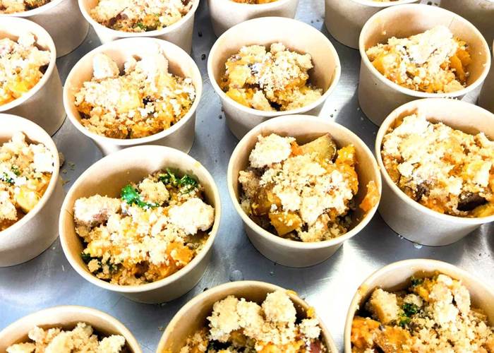 Crumble de légumes au sarrasin et chèvre frais-page