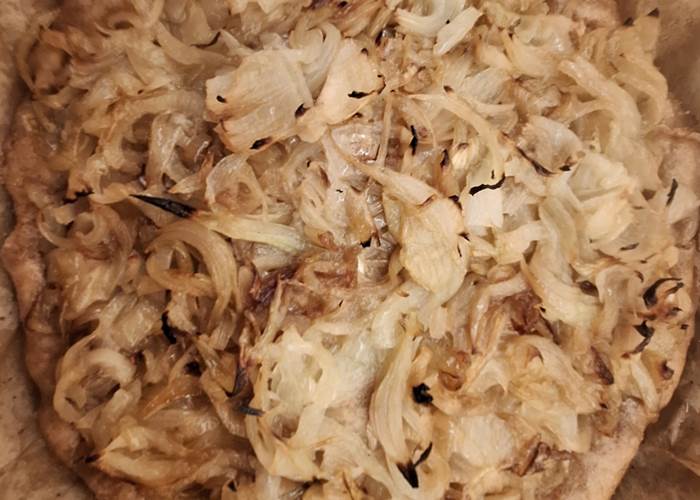 pissaladière du Mas des Figues jardin des Alpilles