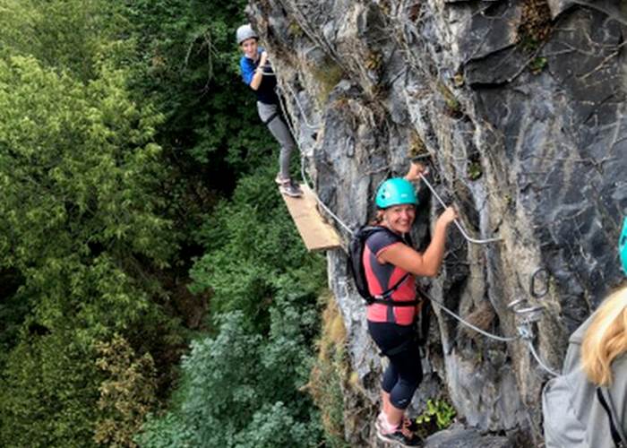 Via Ferrata avec Aude Escapade