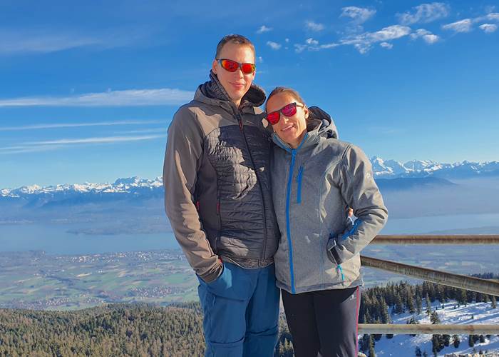 Caroline et Guillaume, vos hôtes du Grenier des Rousses