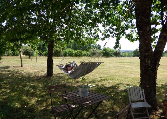 Espace détente hamac-page