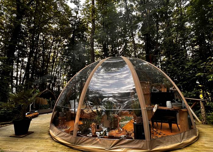 Bulle nuit sous les étoiles-news