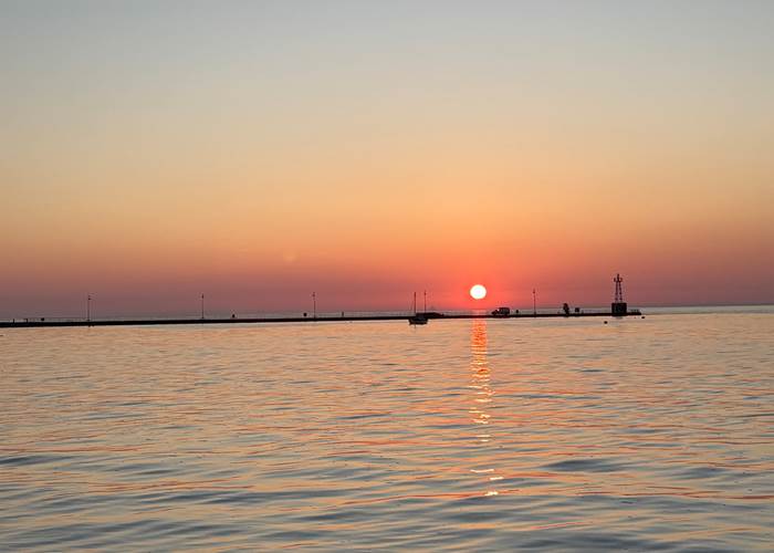 Vue sur mer port de cancale