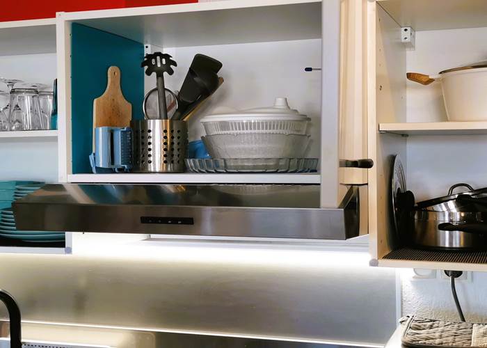 Partie de l'équipement de cuisine