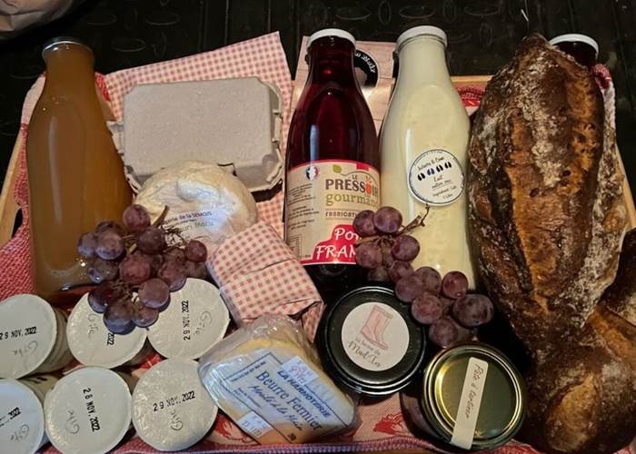 Plateau petit déjeuner