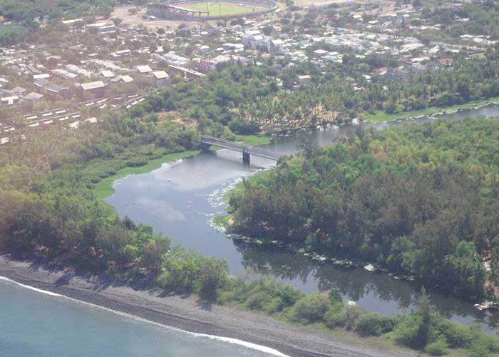 Etang St Paul (vue depuis ULM)