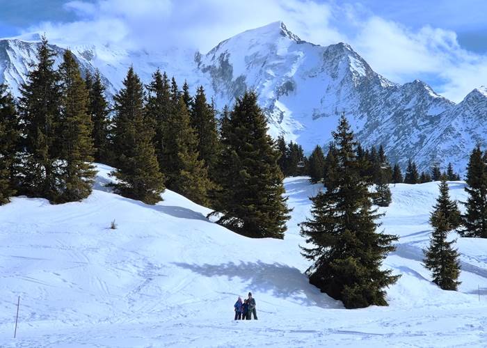 Itinéraire raquette du plateau du Prarion (Houches)