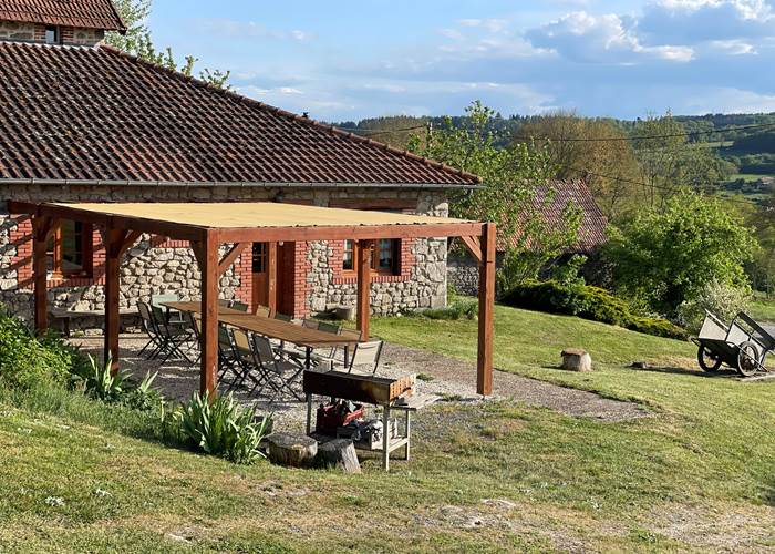 Terrasse avec pergola