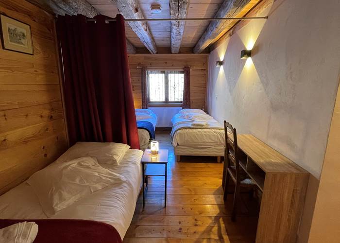 Chambre Ancolie - 3 lits simples