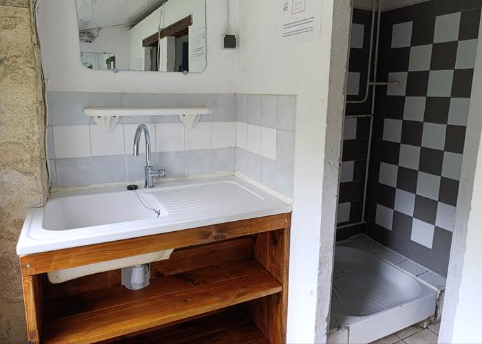Les sanitaires du camping