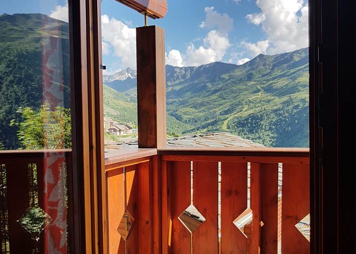 vue du village depuis le chalet