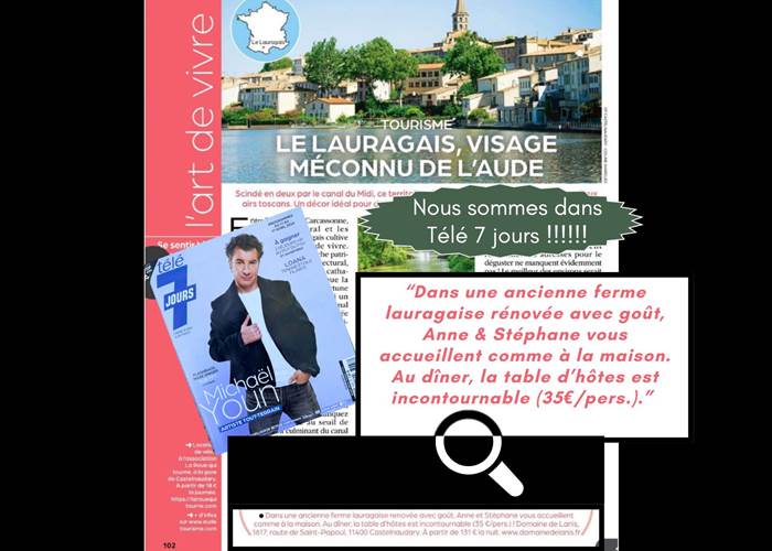 Article Télé 7 jours