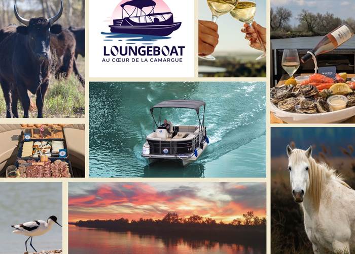 Balade en bateau - Loungeboat Camargue