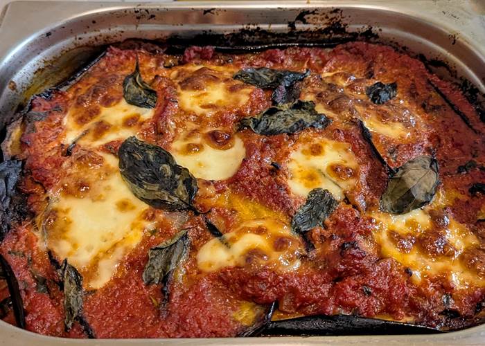 Aubergines à la parmegiana