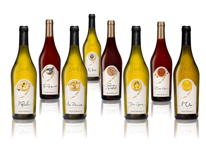 Vins rouges et blancs AOC Côtes du Jura