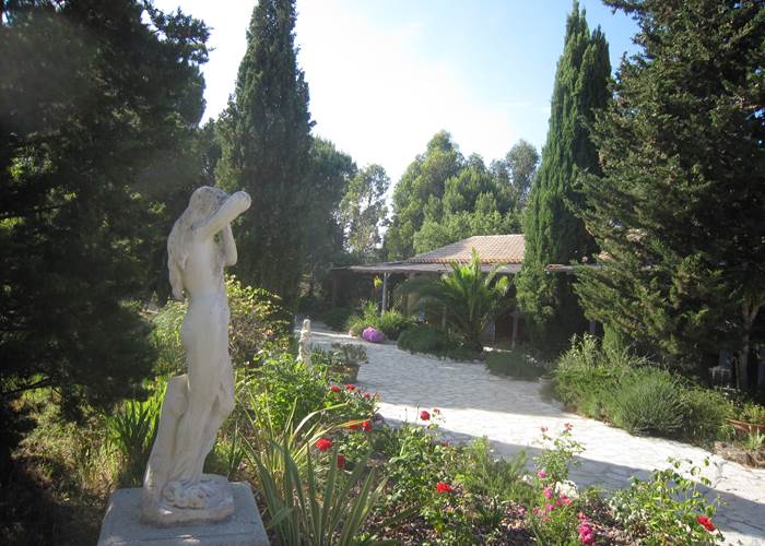dos au jardin