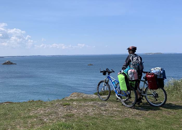 Cyclotourisme sur la Côte d'Émeraude