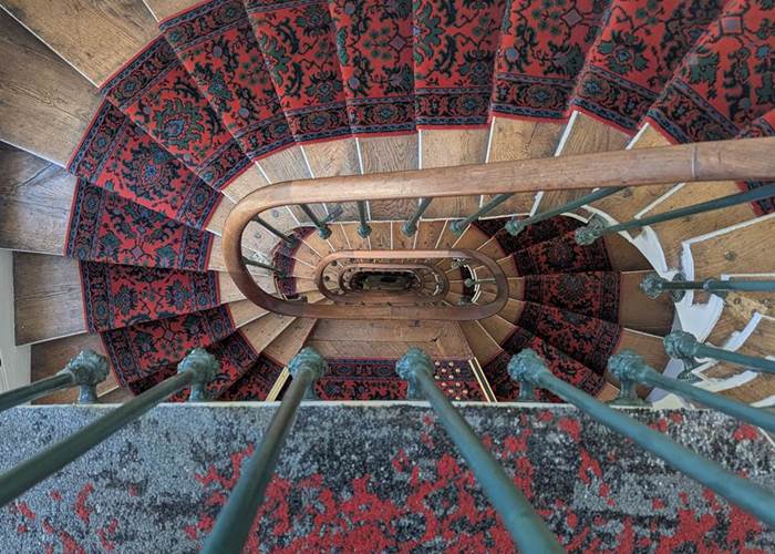Escalier Hotel Jean Bart Paris 6