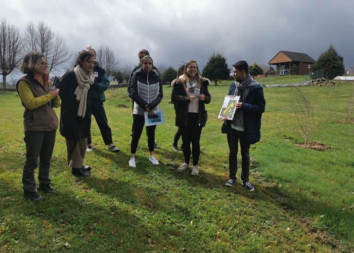 Rendu du projet avec les enseignantes du Lycée agricole Henrie Queuille en Corrèze