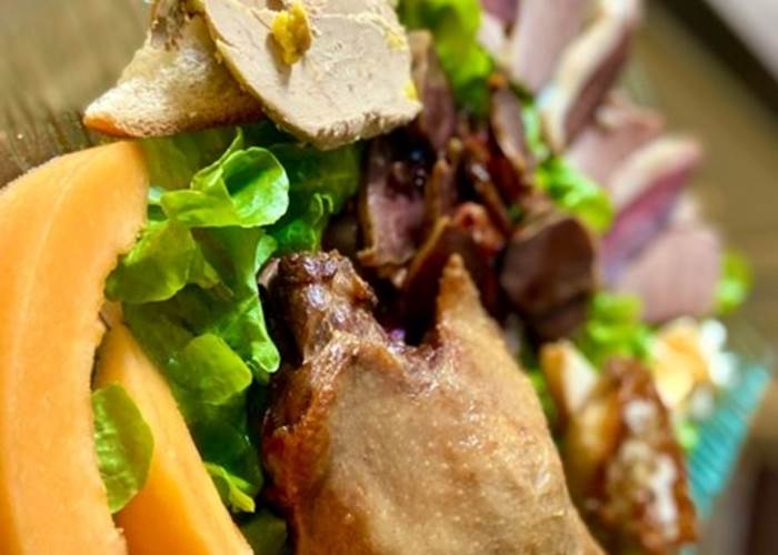 Notre belle assiette "La Tour de Gascogne"