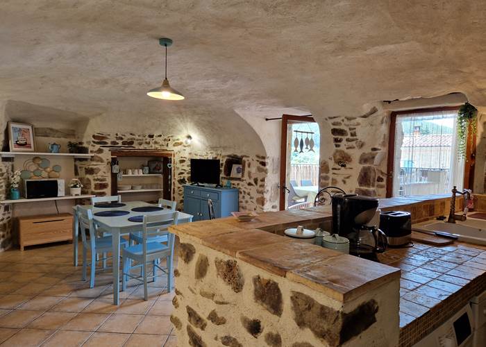 Et voilà, cuisine gîte Le Lys...