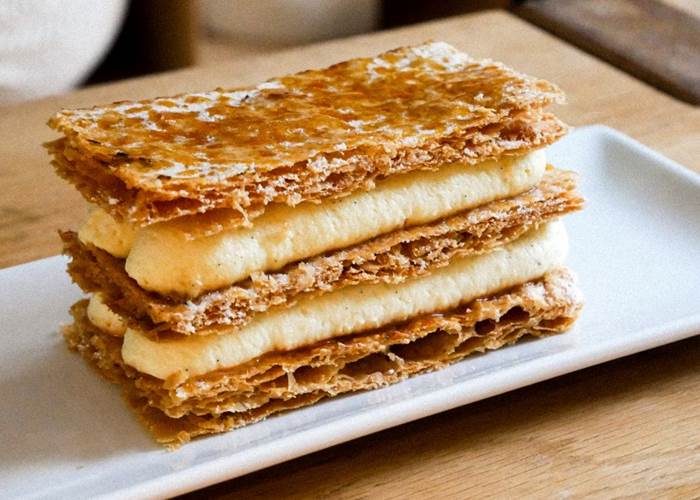 Le mille-feuilles à la vanille de chez Vent de Vanille